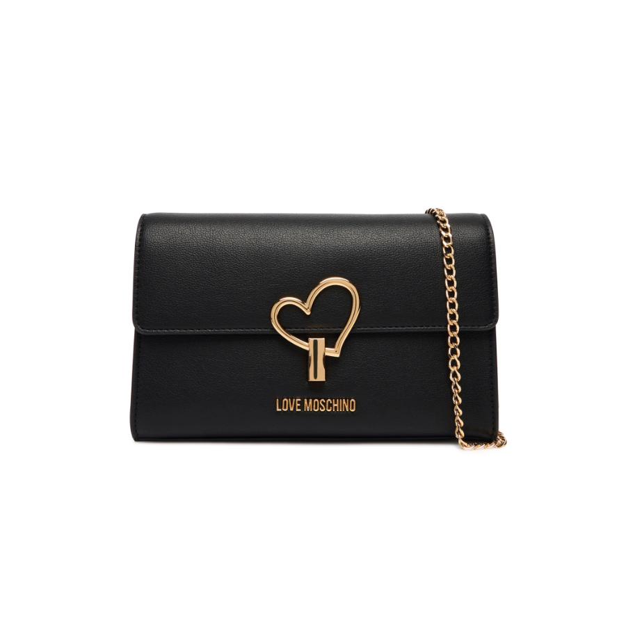 Borsa a tracolla nera Love Moschino -...