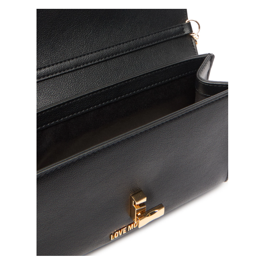 Borsa a tracolla nera Love Moschino -...