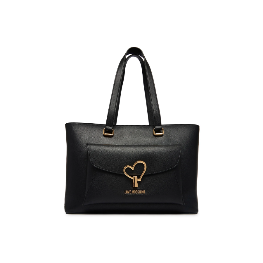 Borsa Shopper nera Love Moschino -...