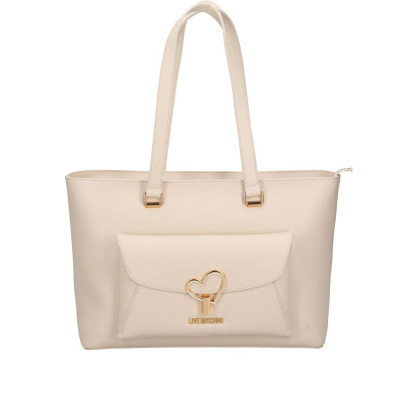 Borsa Shopper avorio Love...