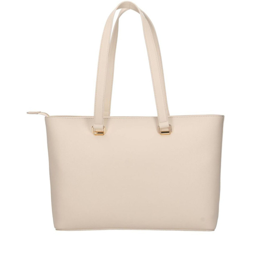 Borsa Shopper avorio Love Moschino -...