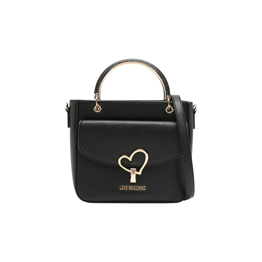 Borsa a mano nera Love Moschino -...