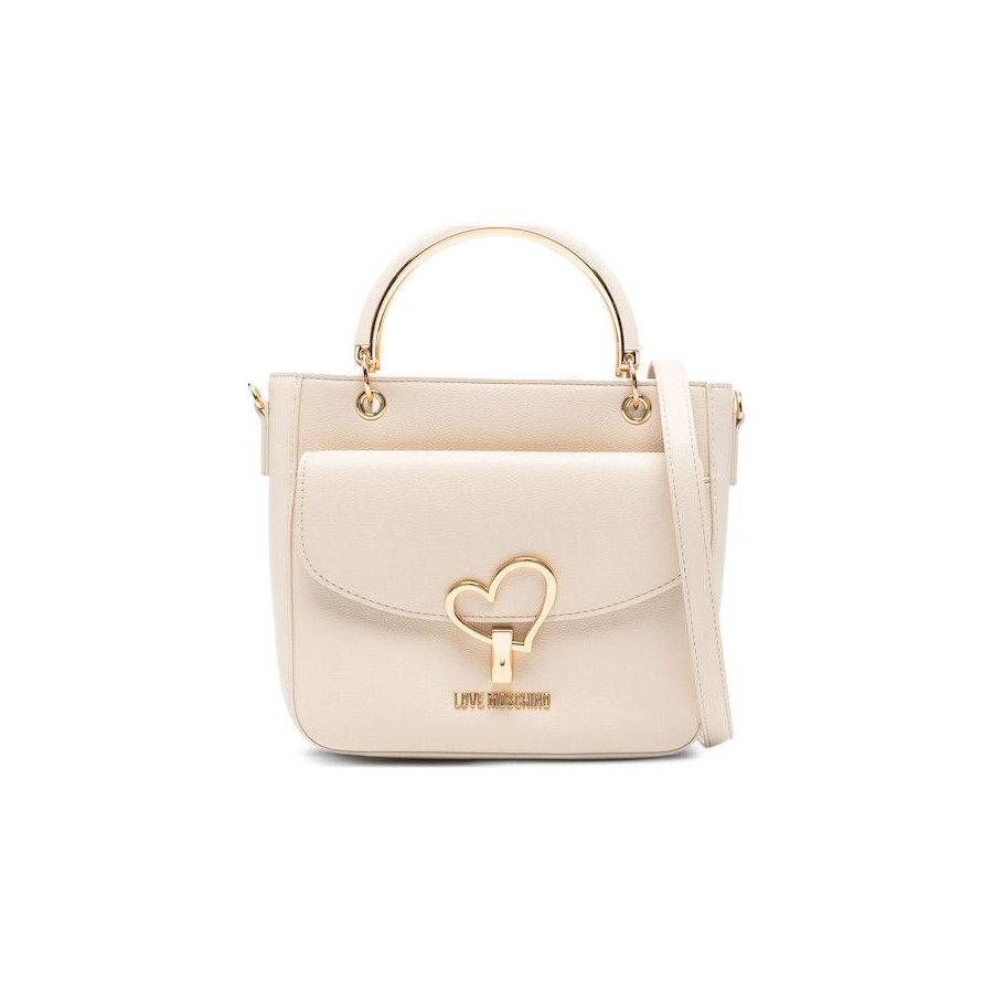 Borsa a mano avorio Love Moschino -...