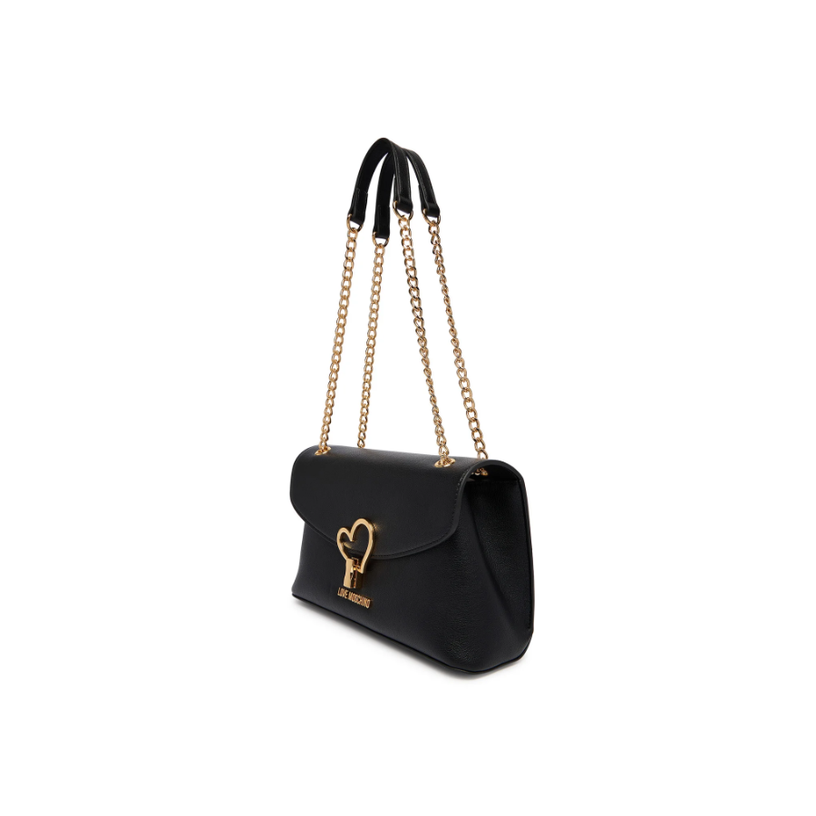 Borsa a spalla nera Love Moschino -...