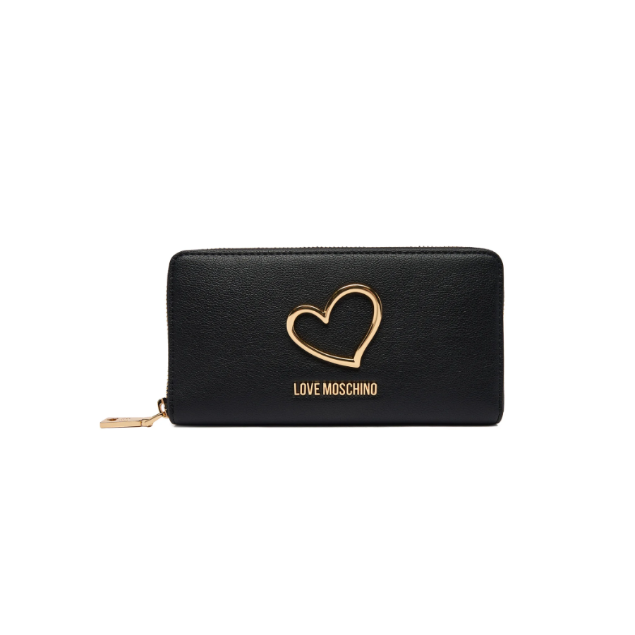 Portafoglio nero Love Moschino -...