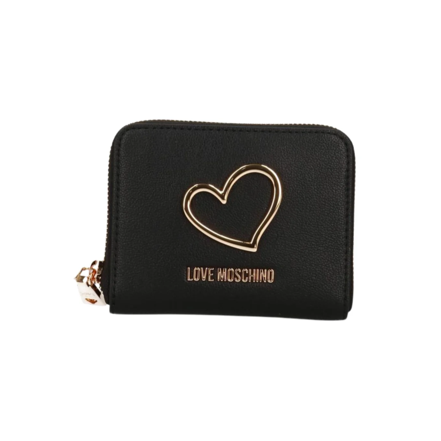 Portafoglio nero Love Moschino -...