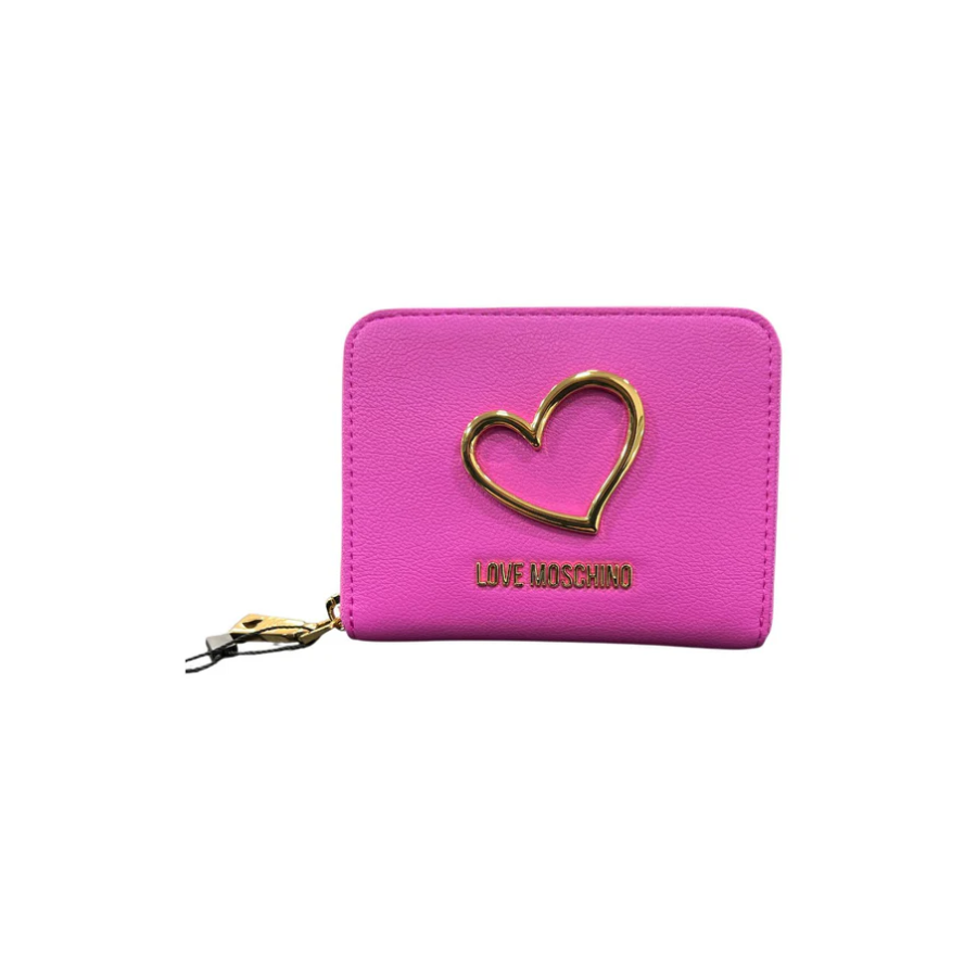 Portafoglio fuxia Love Moschino -...