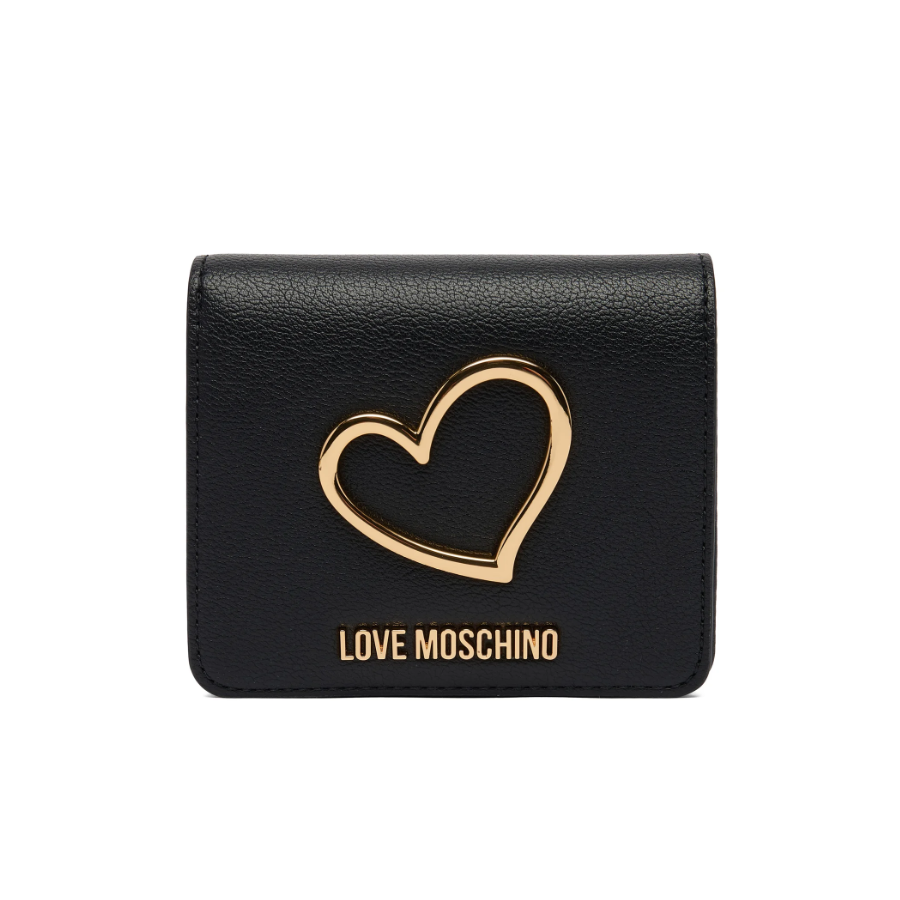 Portafoglio nero Love Moschino -...