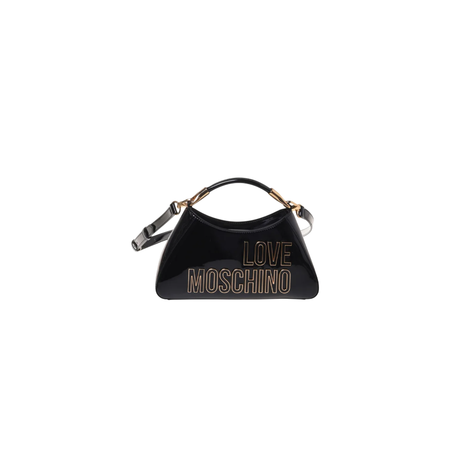 Borsa a mano nera Love Moschino -...