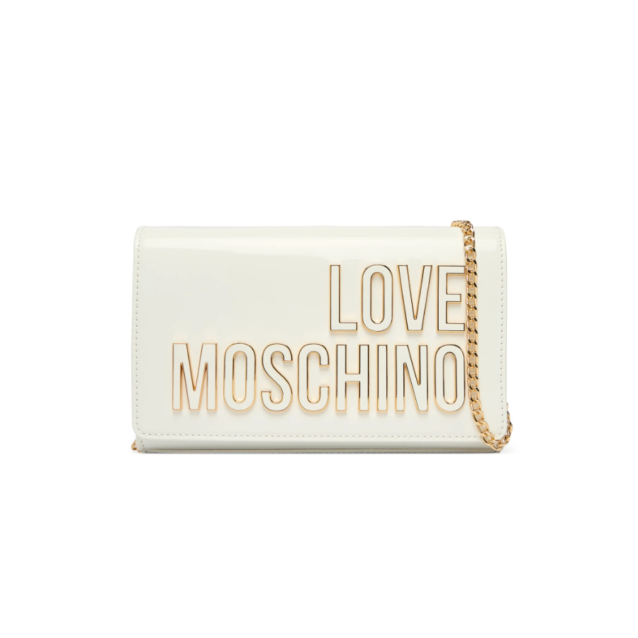 Borsa a tracolla bianca Love Moschino...