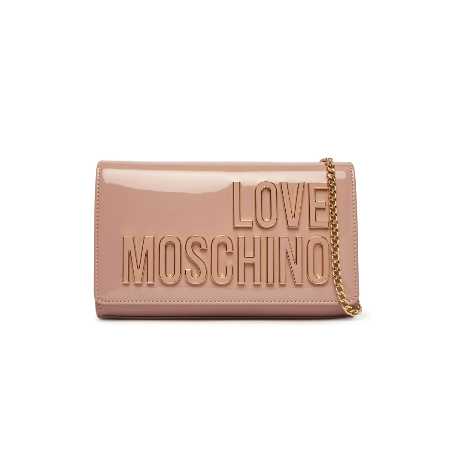 Borsa a tracolla rosa Love Moschino -...