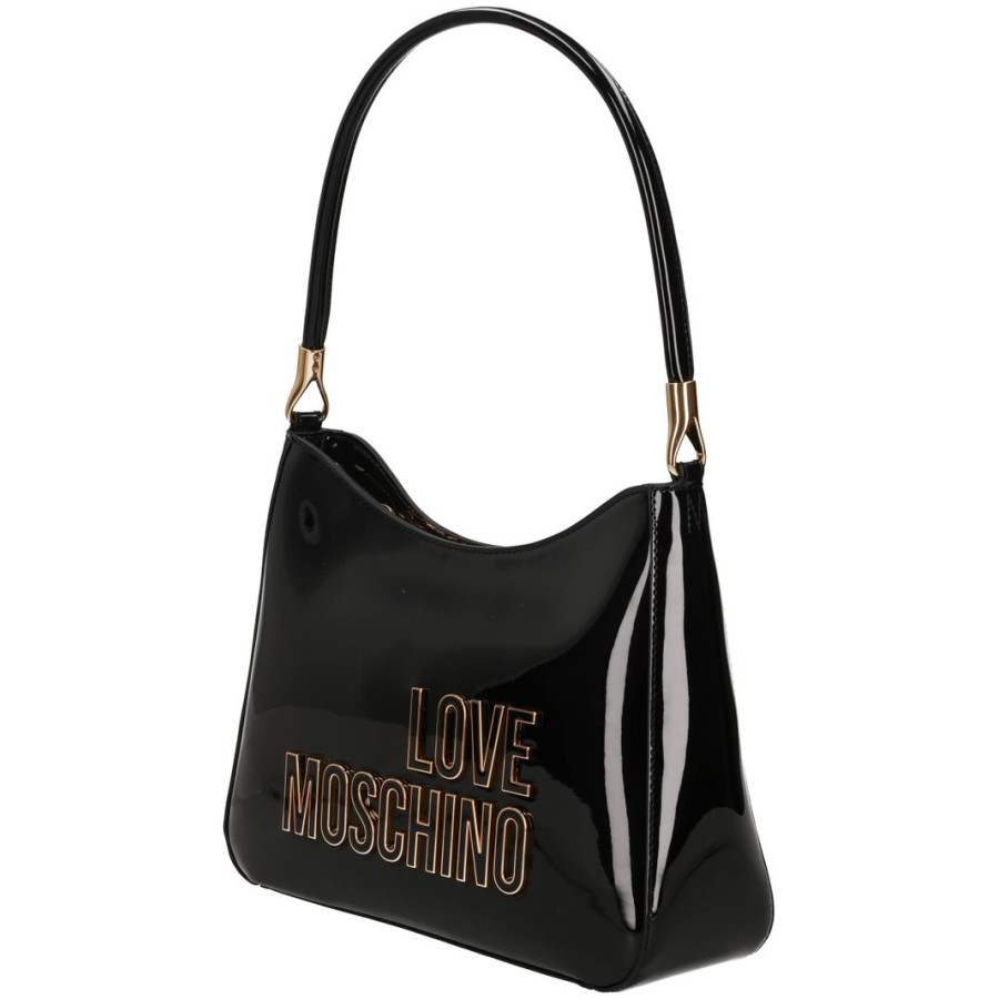 Borsa a spalla nera Love Moschino -...