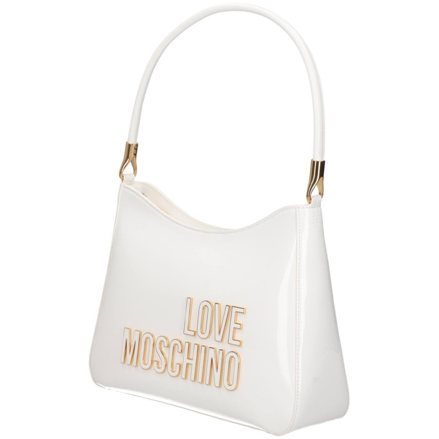 Borsa a spalla bianca Love Moschino -...