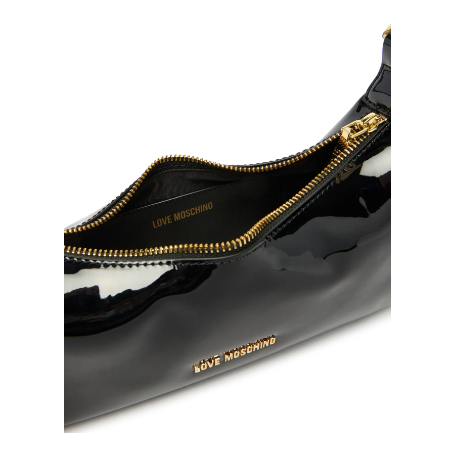 Borsa a spalla nera Love Moschino -...