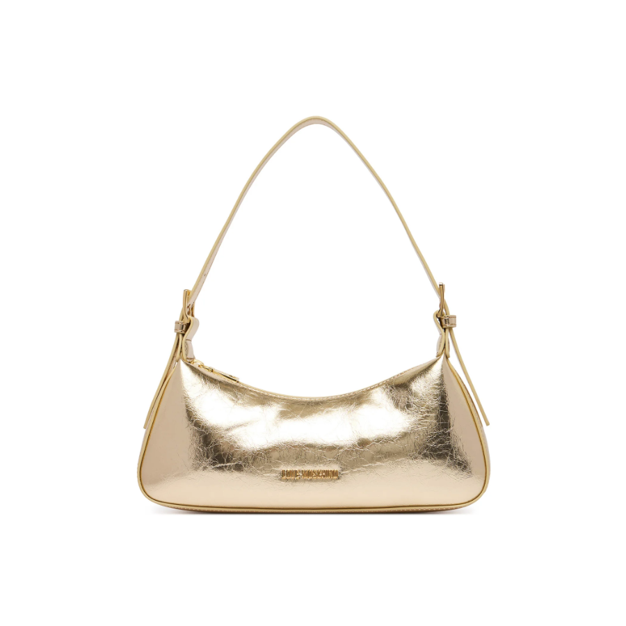 Borsa a spalla oro Love Moschino -...