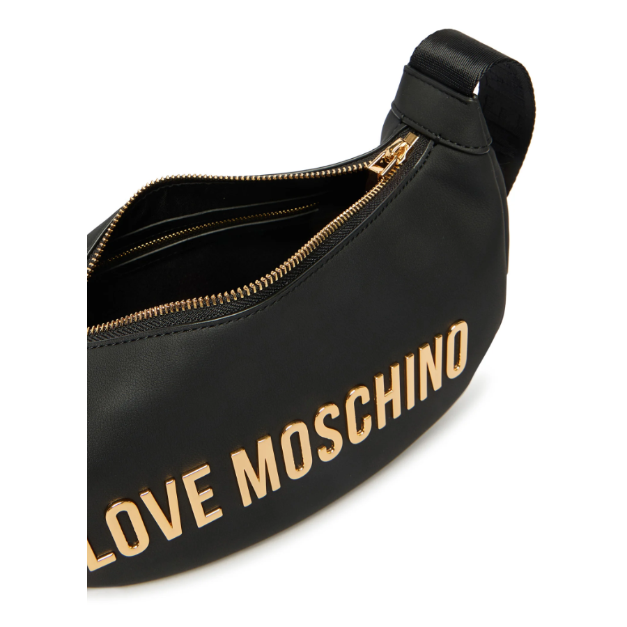 Borsa a spalla nera Love Moschino -...