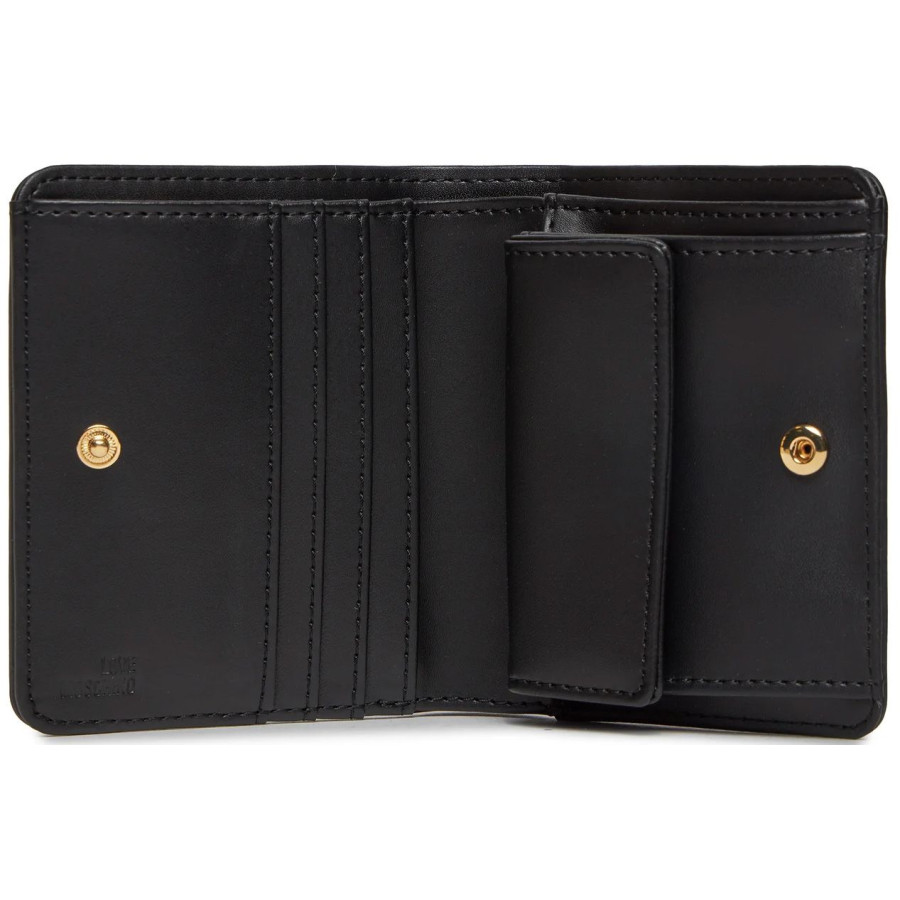 Portafoglio nero Love Moschino -...