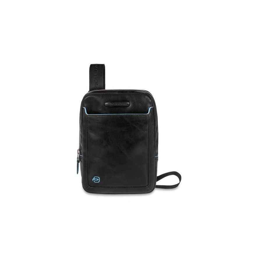 Tracolla Piquadro - Pelle - Nero -...