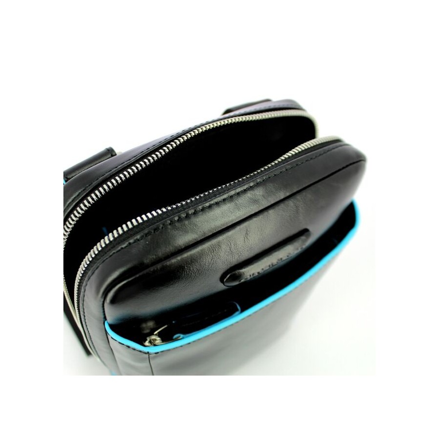 Tracolla Piquadro - Pelle - Nero -...