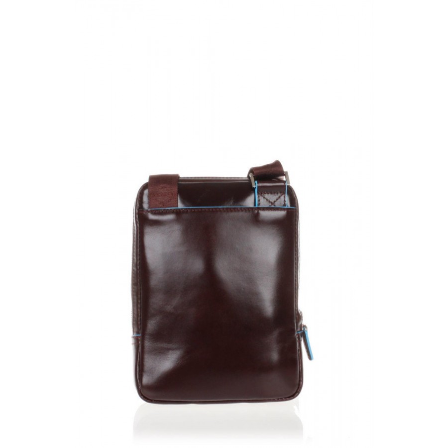 Tracolla Piquadro - Pelle - Mogano -...