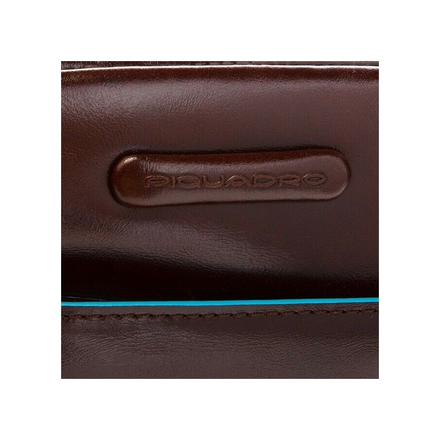 Tracolla Piquadro - Pelle - Mogano -...